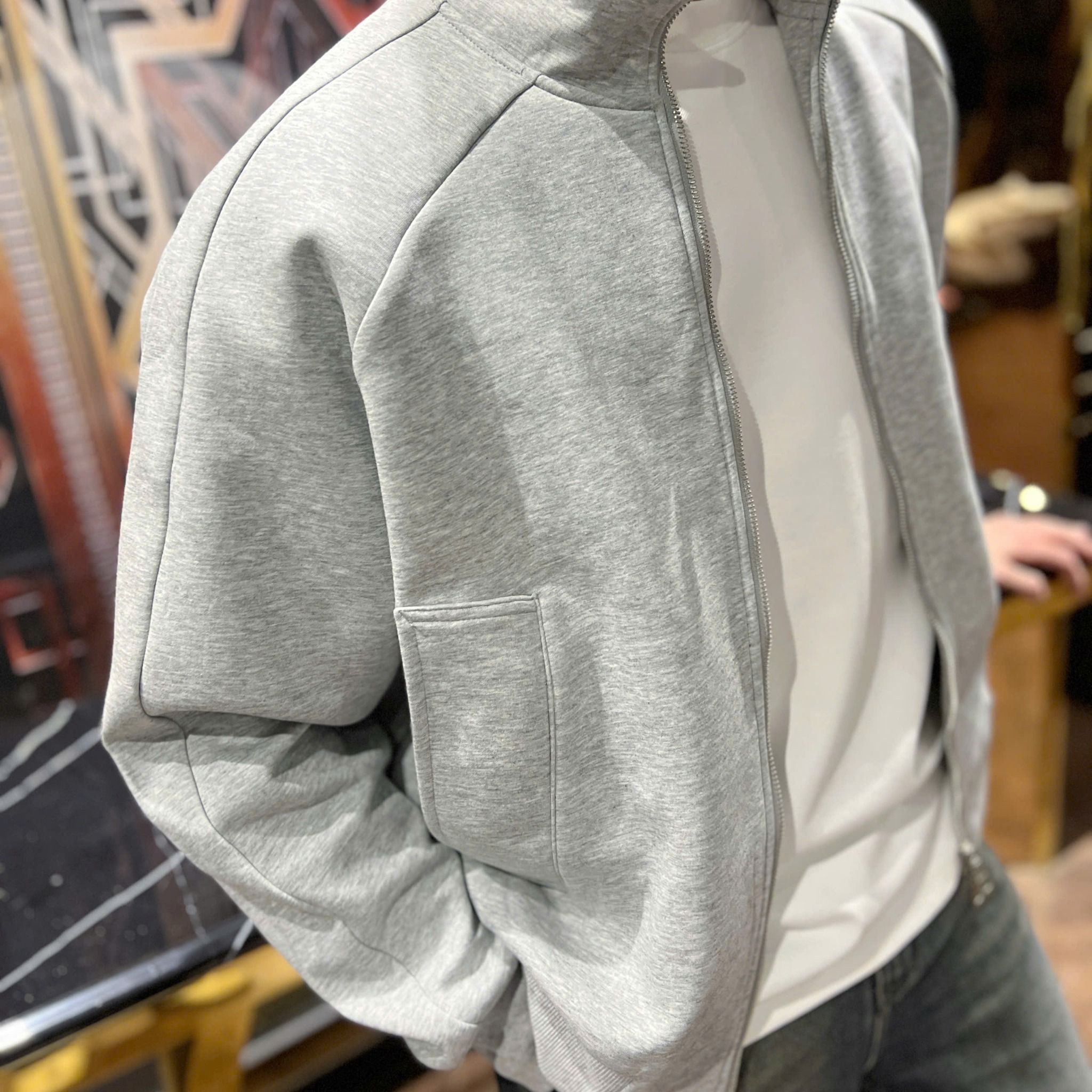  [ẢNH THẬT] Áo Khoác Nỉ Nam Trơn Dài Tay Z5151 