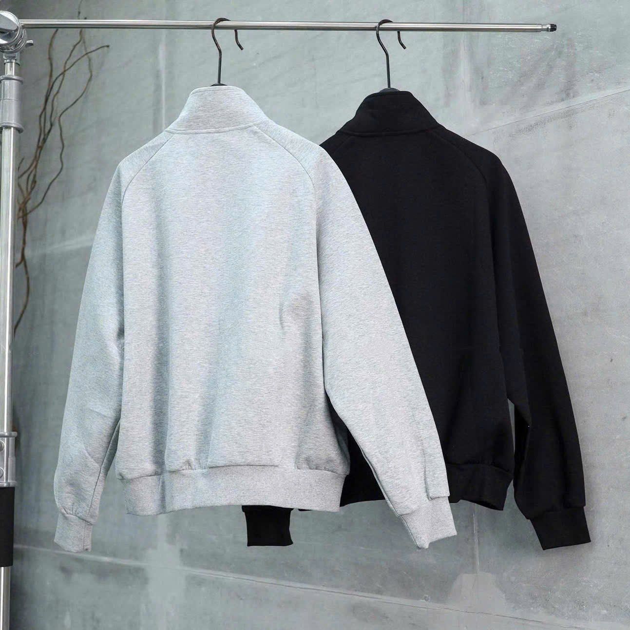  [ẢNH THẬT] Áo Khoác Nỉ Nam Trơn Dài Tay Z5151 