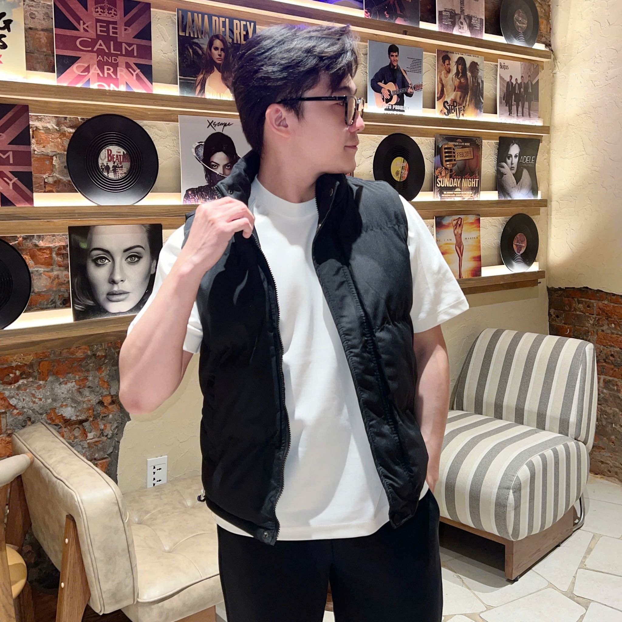  [ẢNH THẬT] Áo Khoác Gile Phao Nam Nữ Trơn Dáng Hàn K908 