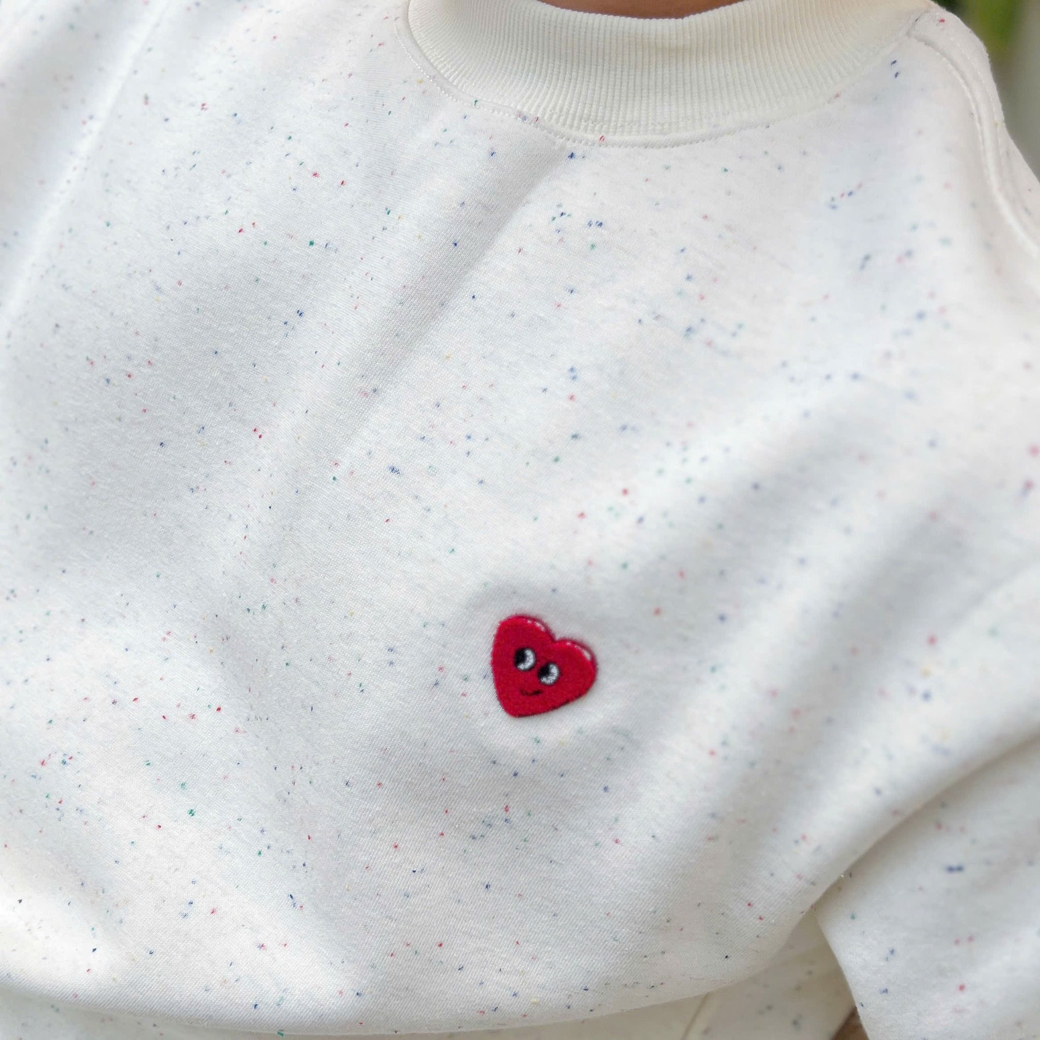  [ẢNH THẬT] ÁO Nỉ Dài Tay Nam Thêu Logo Tim 5528 