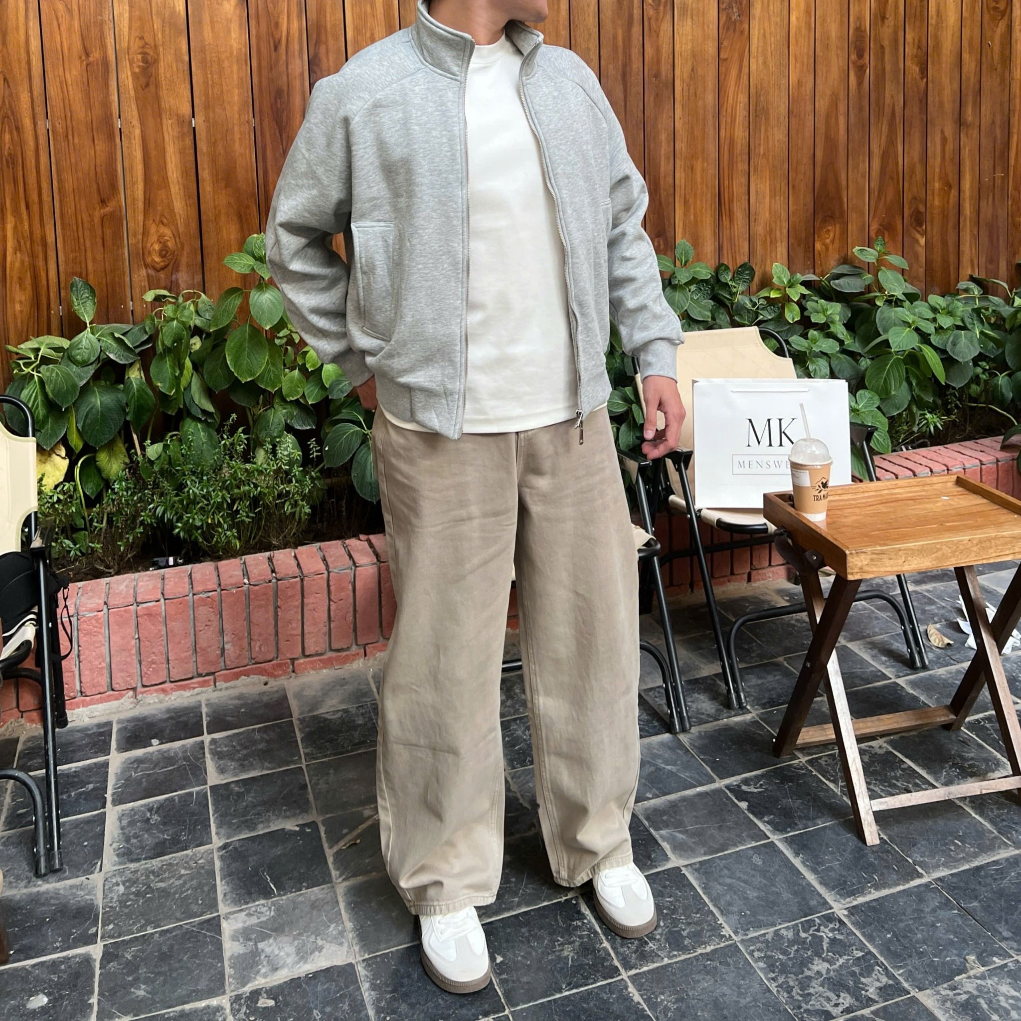  [ẢNH THẬT] Jean Suông Nam Dáng Hàn Trơn N5785 