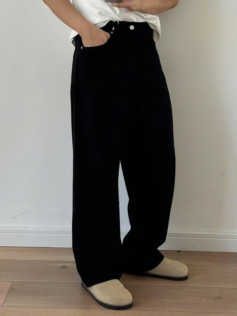  [ẢNH THẬT] Jean Suông Nam Dáng Hàn Trơn N5785 