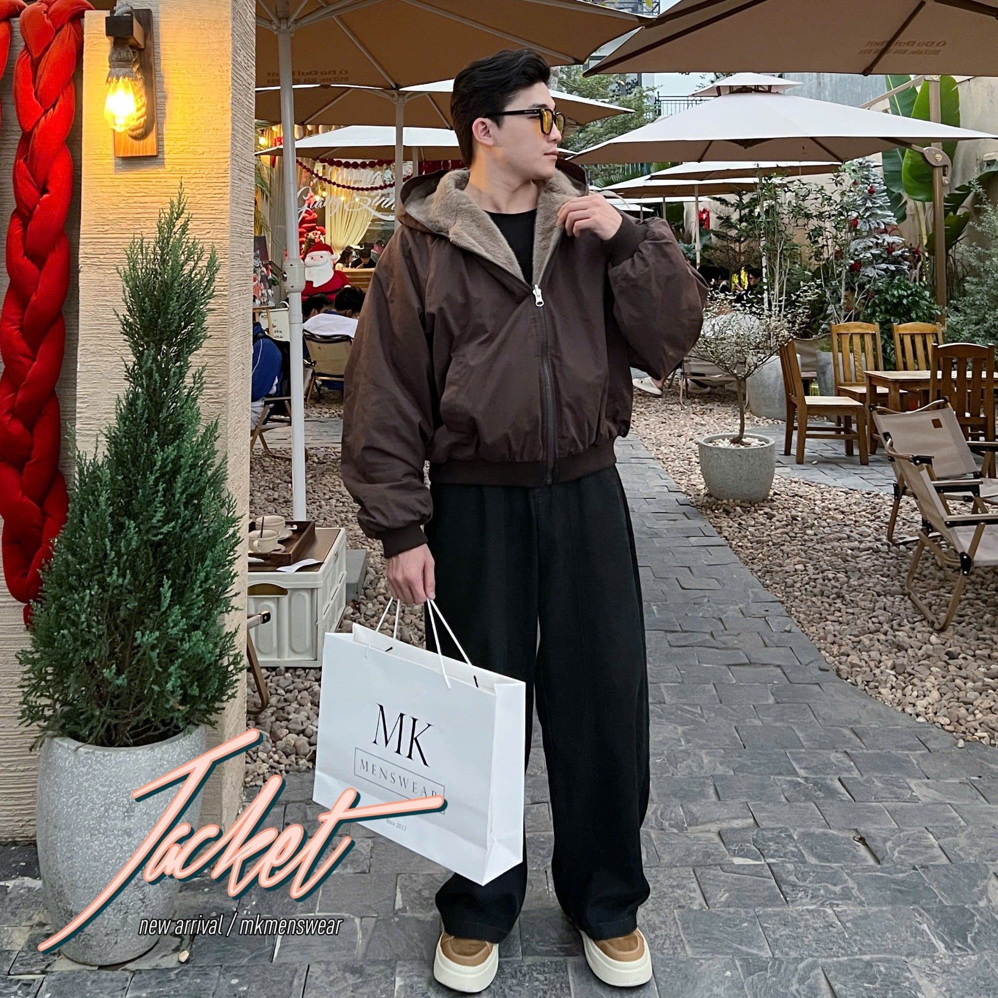  [ẢNH THẬT] Áo Khoác Kaki Nam Lót Lông ( Mặc 2 mặt ) 8592 