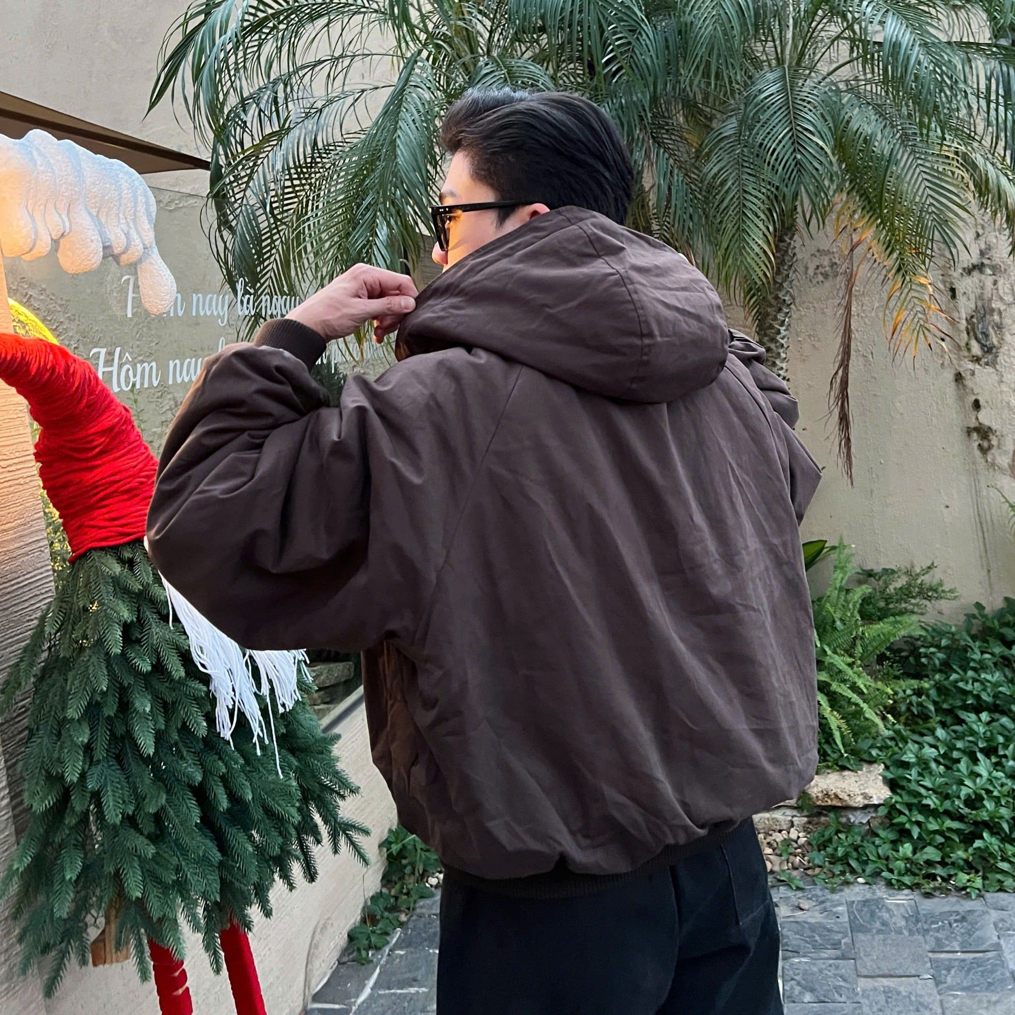  [ẢNH THẬT] Áo Khoác Kaki Nam Lót Lông ( Mặc 2 mặt ) 8592 