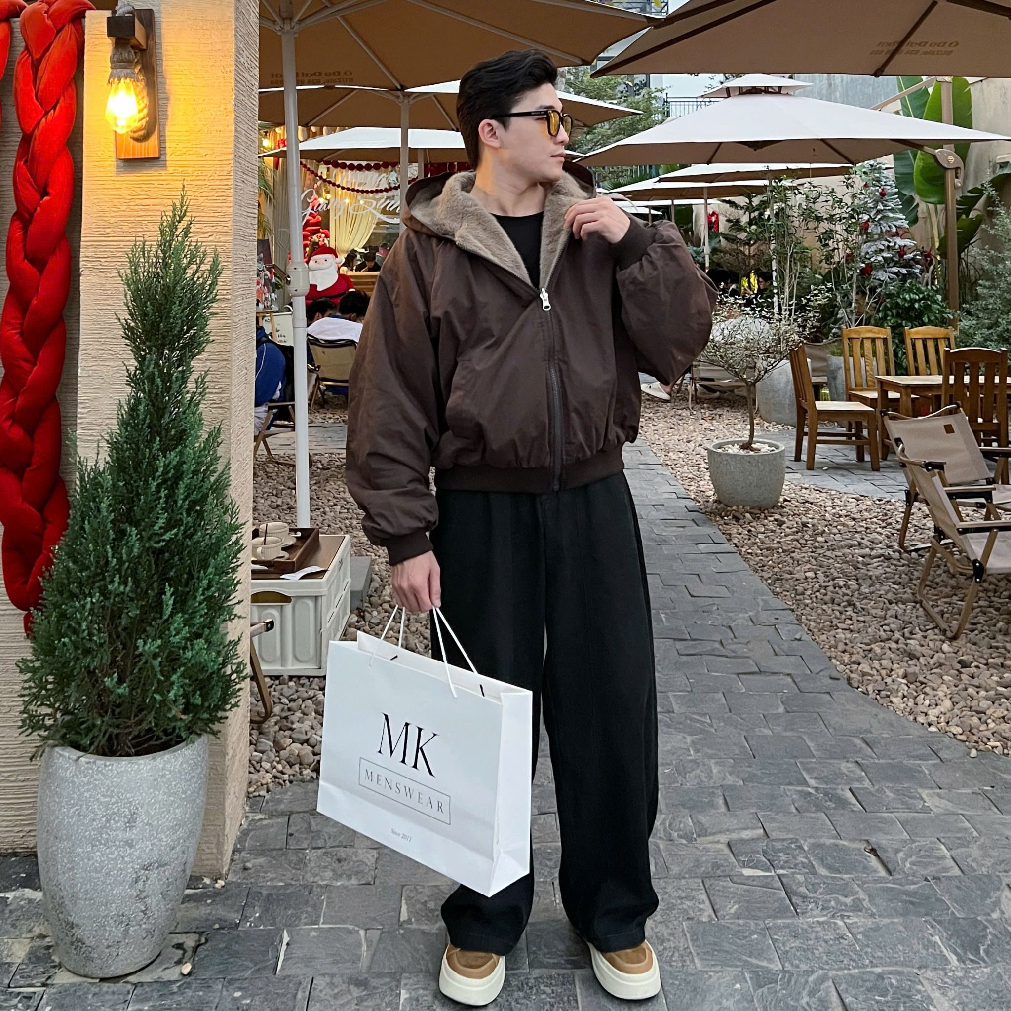  [ẢNH THẬT] Áo Khoác Kaki Nam Lót Lông ( Mặc 2 mặt ) 8592 