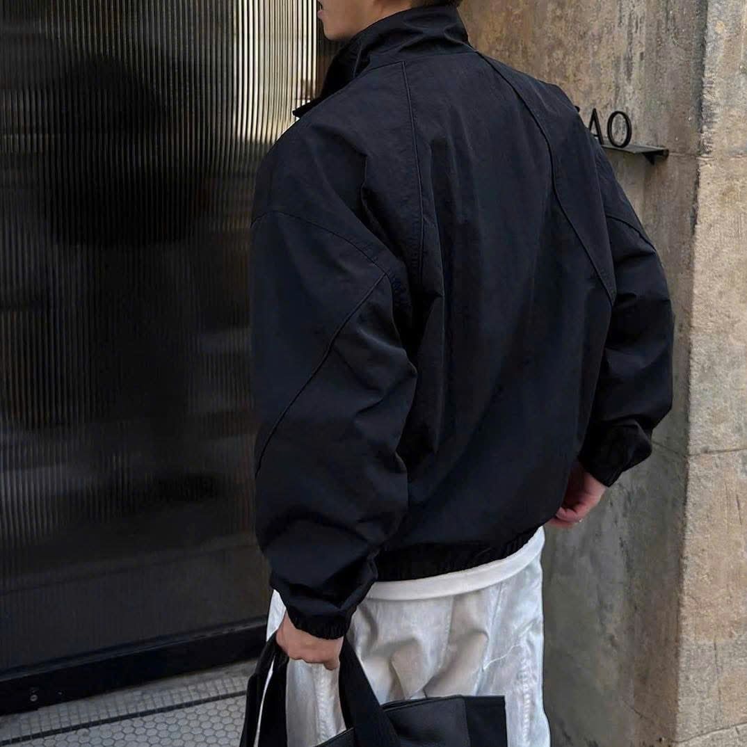  [ẢNH THẬT] Áo Khoác Gió Nam Cổ Đứng Trơn J8033 