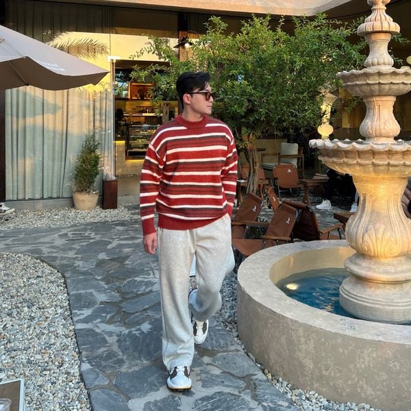  Áo Len QC 837 Kẻ Ngang 