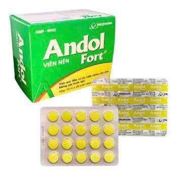 Andol Andol Fort 500Mg Imexpharm (H/200V) (viên nén) – SHOPTHUOC