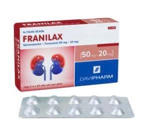 Franilax 50Mg/20Mg Davipharm (H/30V)