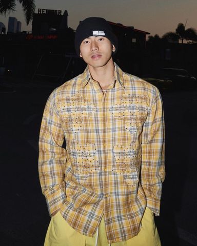  ÁO SƠ MI 3981 CA RÔ VÀNG 