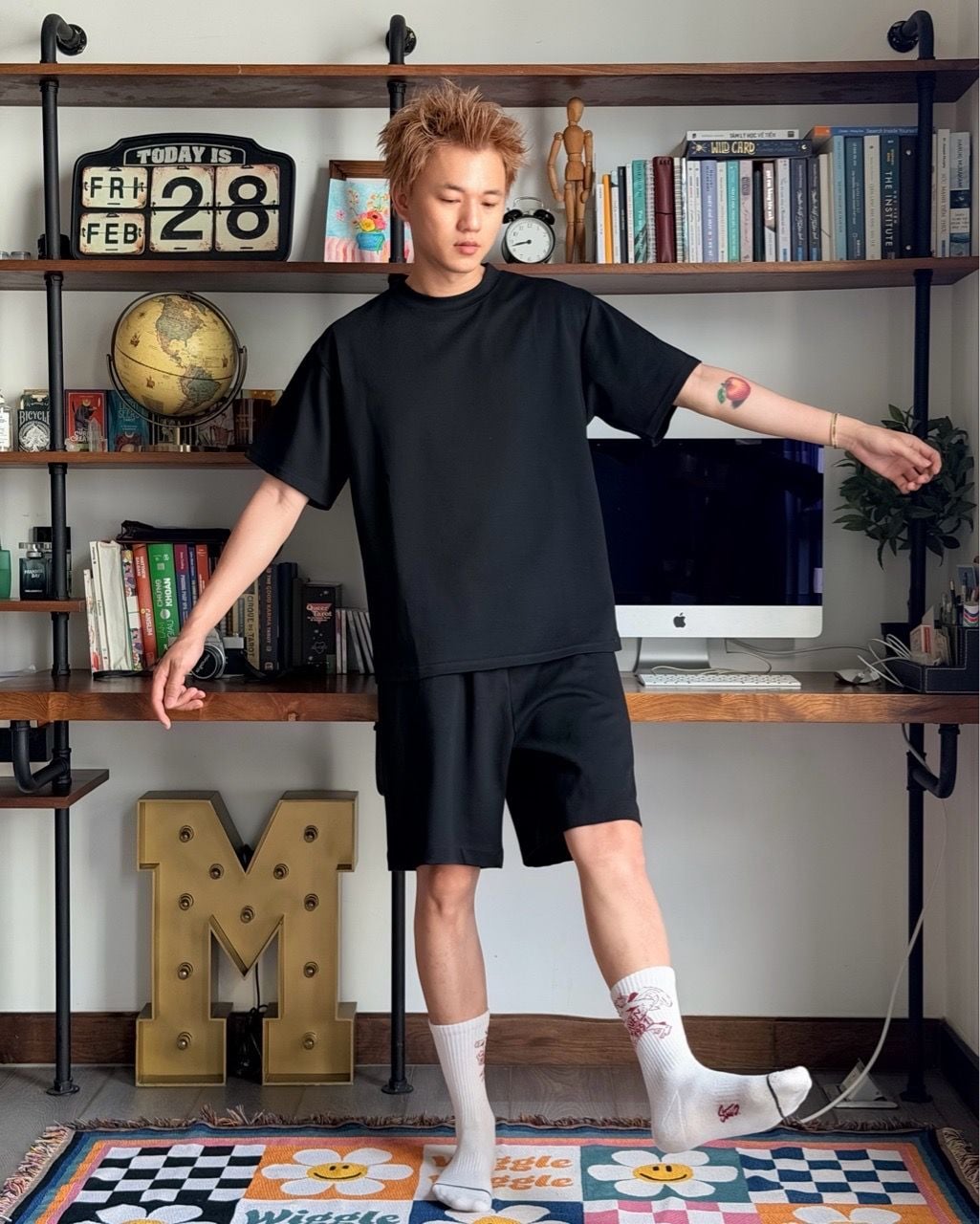  QUẦN SHORT 26007 ĐEN 