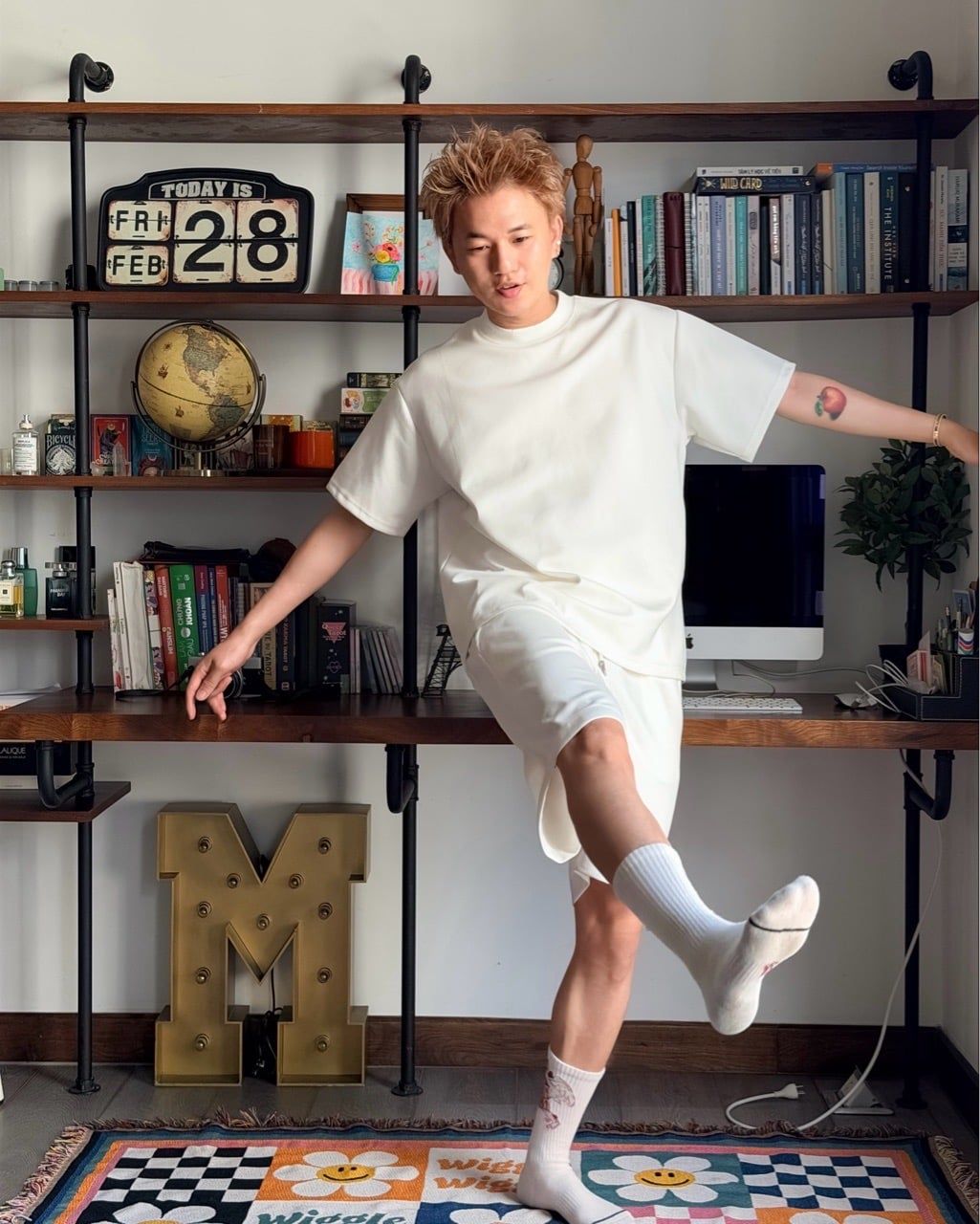  ÁO THUN 26006 TRẮNG 