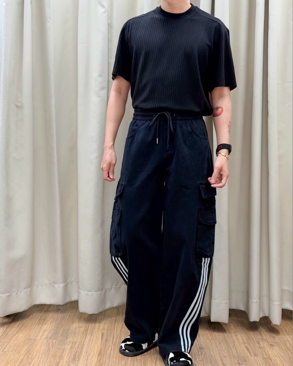  ÁO T-SHIRT 9038 ĐEN 