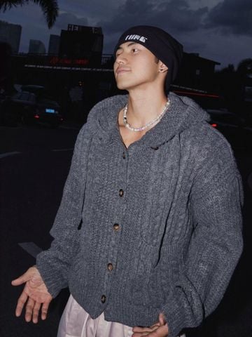  WOOLEN JACKET 3907 GREY 