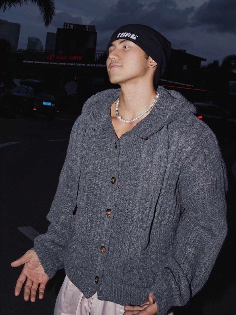  WOOLEN JACKET 3907 GREY 