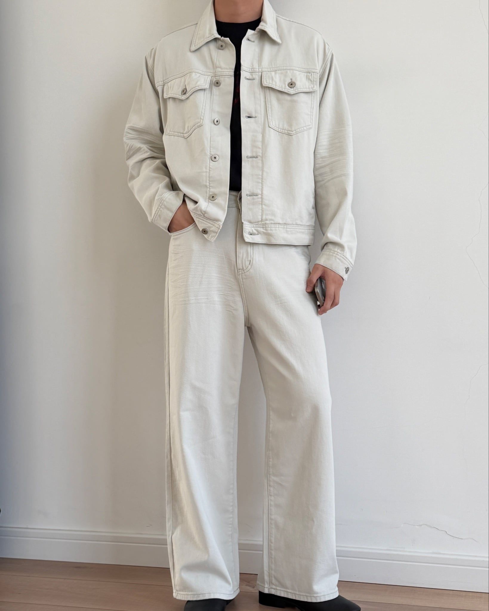  QUẦN JEAN 9256-2 TRẮNG XÁM 