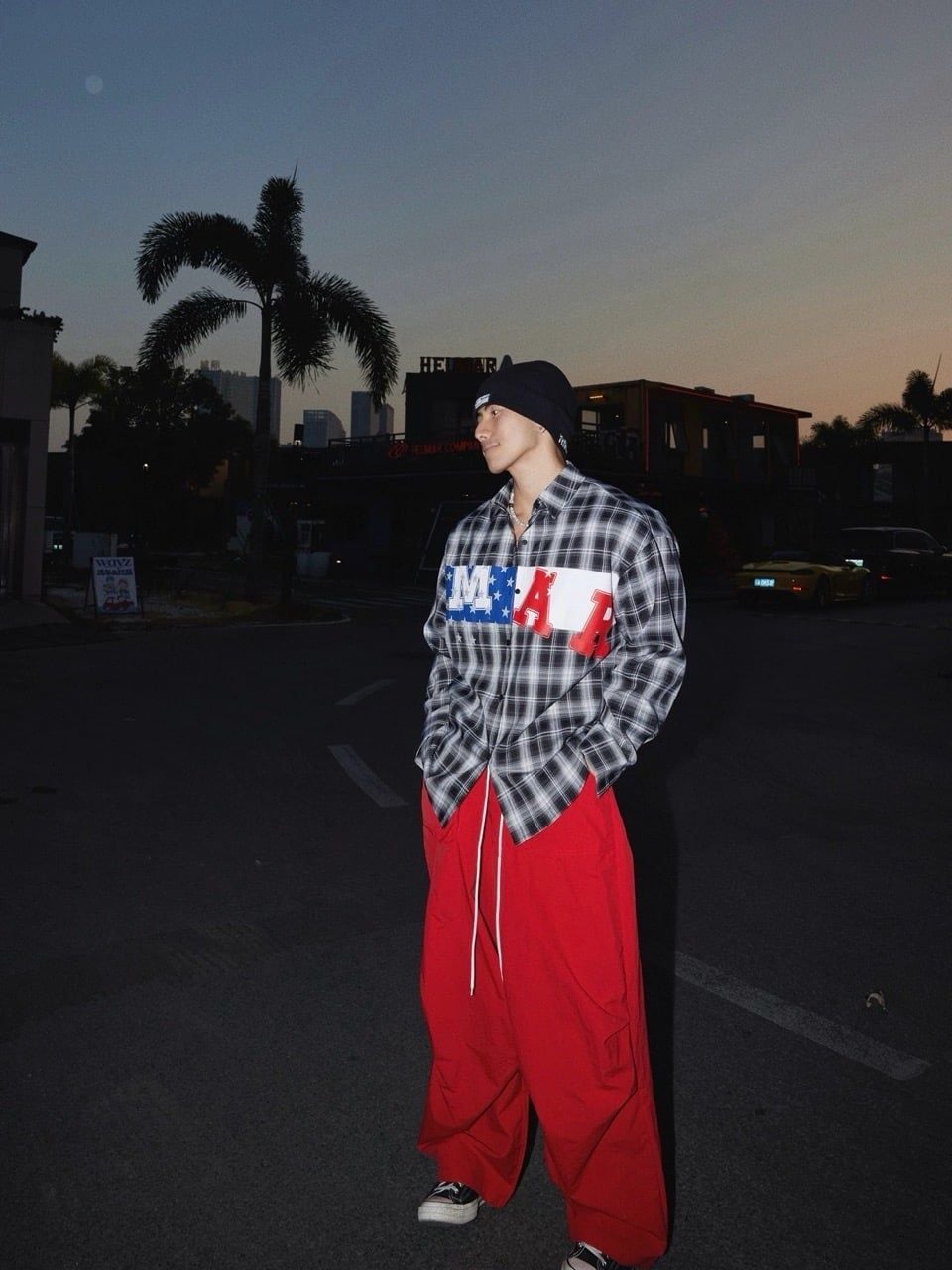  ÁO SƠ MI CA RÔ 267 ĐEN 