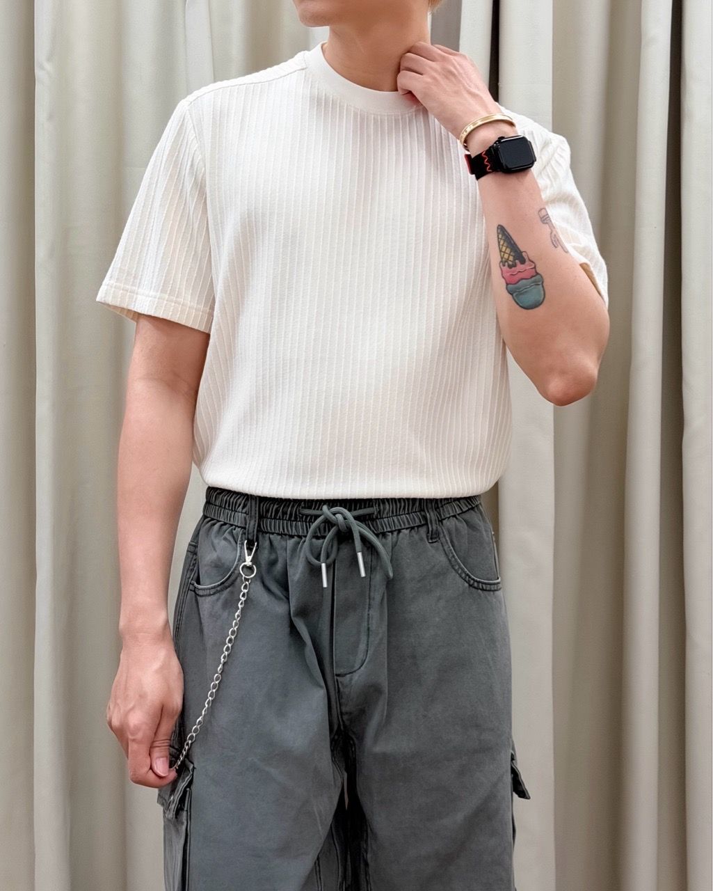  ÁO T-SHIRT 9038 TRẮNG 