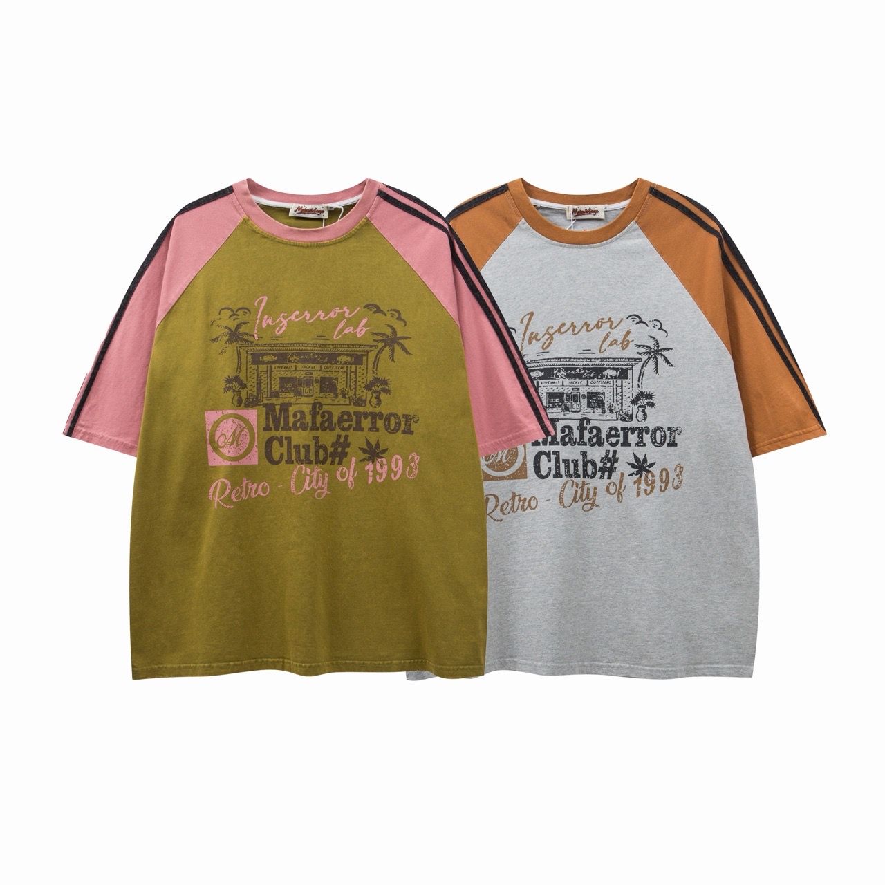  ÁO T-SHIRT 053 NÂU CAM 