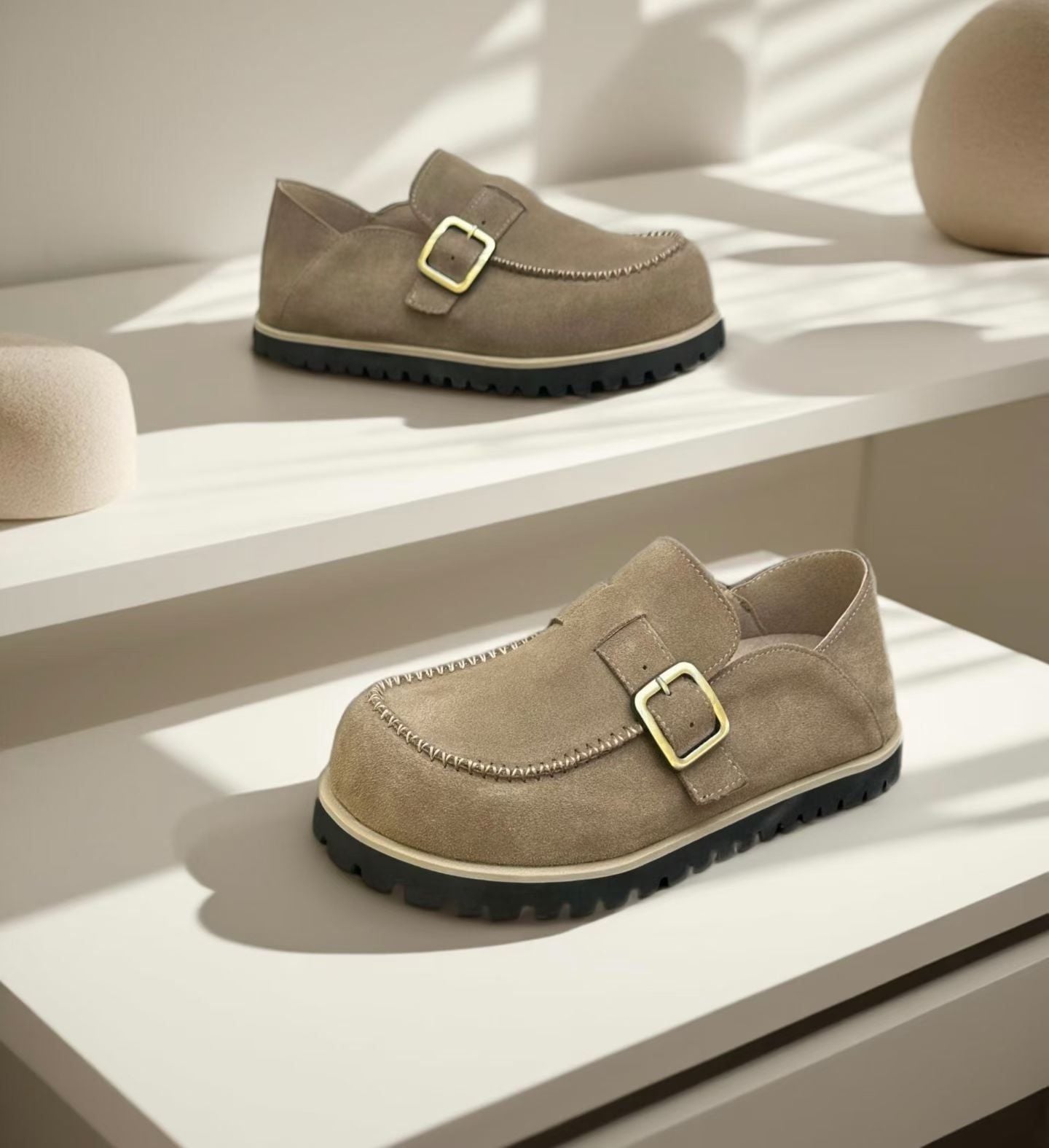  GIÀY 26805 MUSHROOM TAUPE 