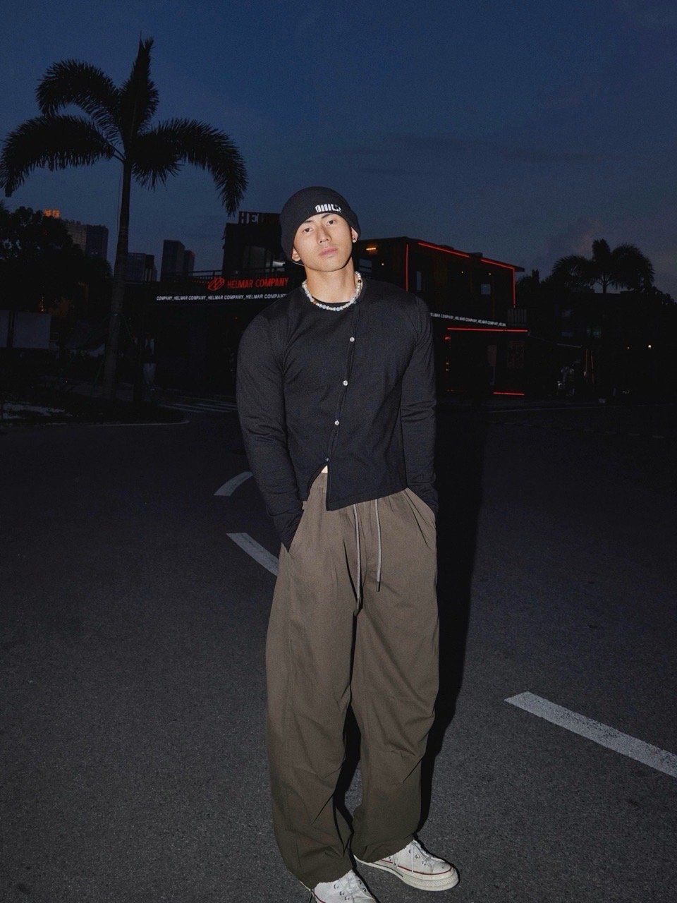  SWEATSHIRT 163 BLACK 