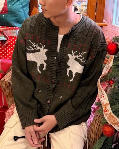  CARDIGAN 286 DARK GREEN 