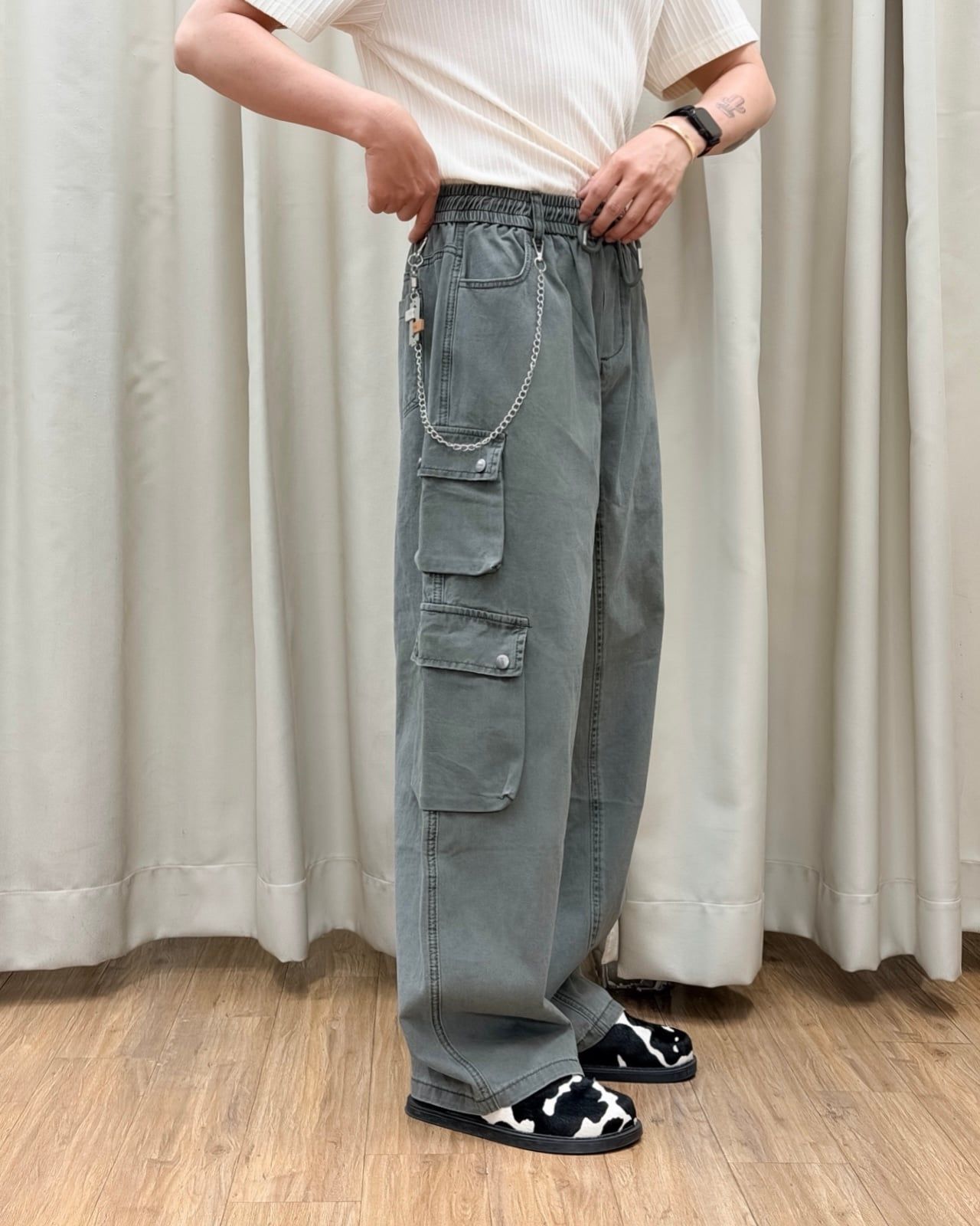  QUẦN BAGGY 9354 XÁM 