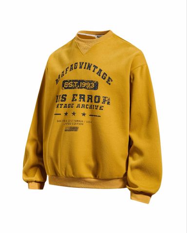  SWEATSHIRT 1280 YELLOW 