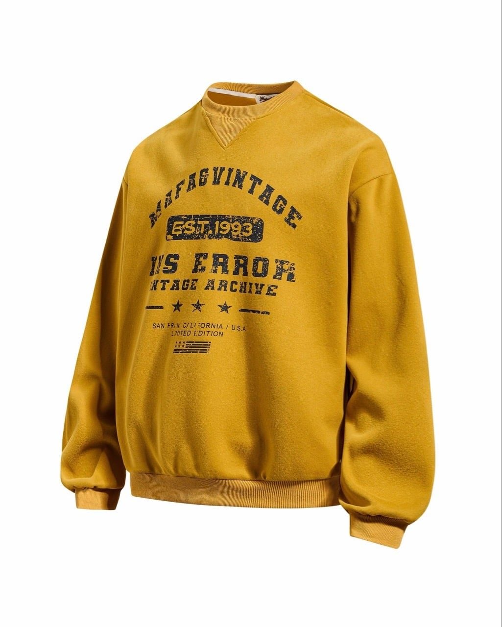  SWEATSHIRT 1280 YELLOW 