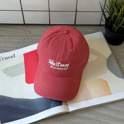 CAP TAKE IT EASY RED 