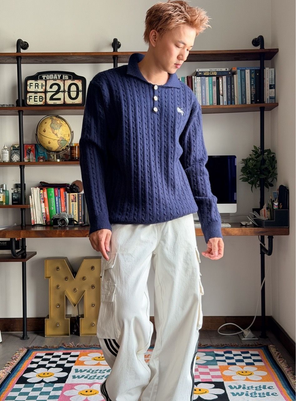  SWEATER 3864 BLUE 