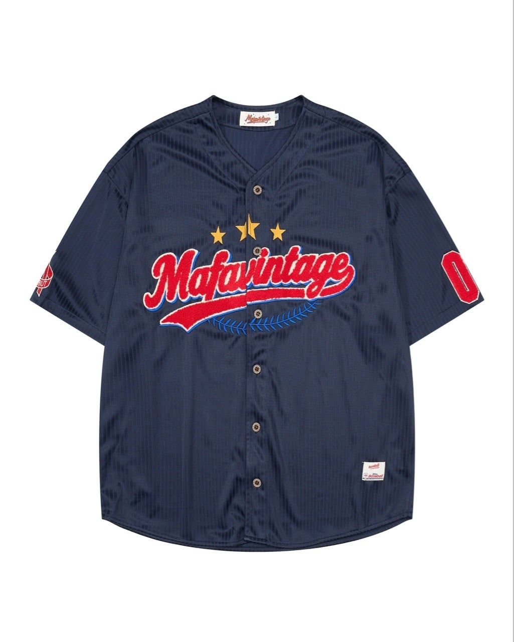  ÁO SƠ MI BASEBALL 707 XANH LAM 