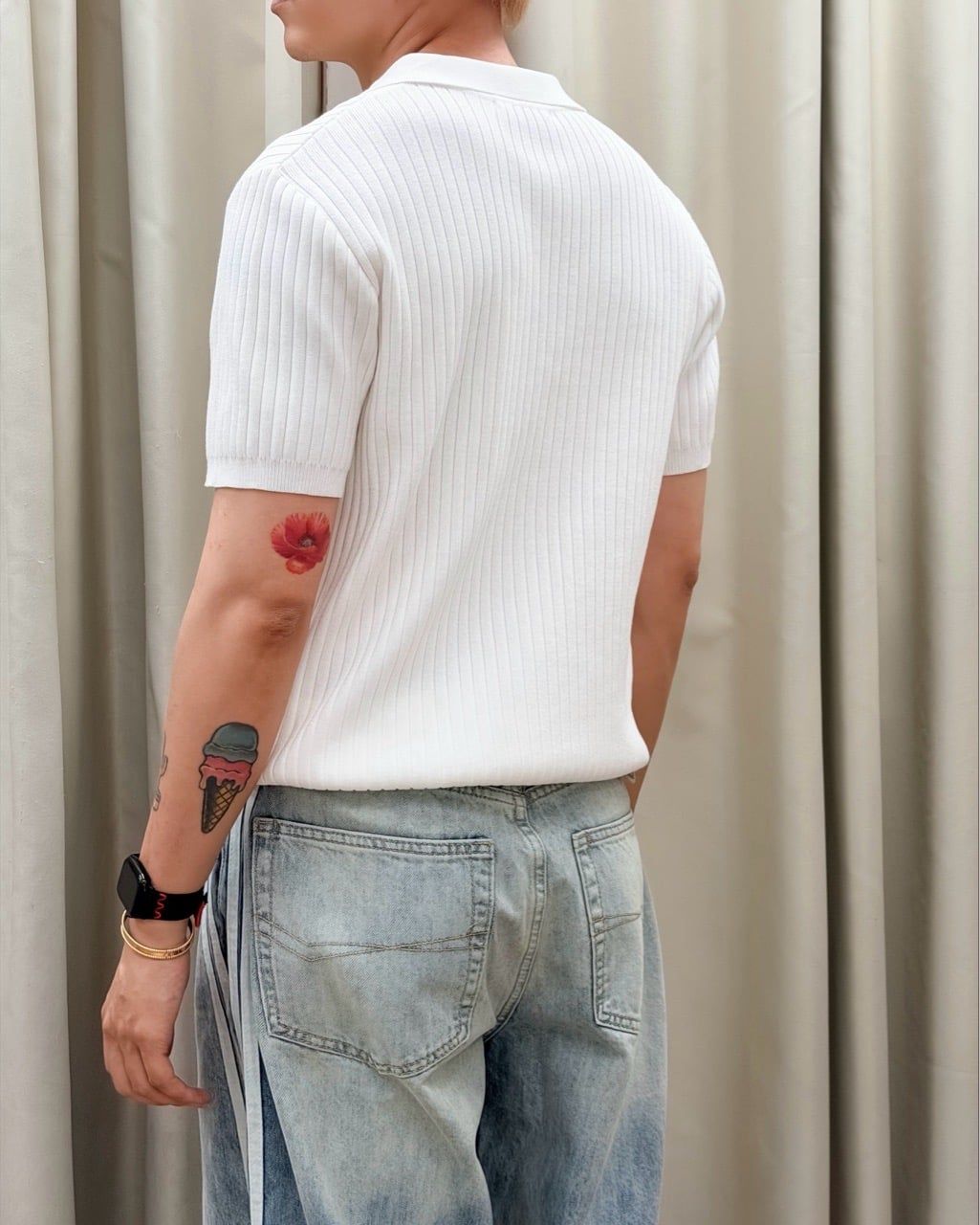  ÁO POLO 9101 TRẮNG 