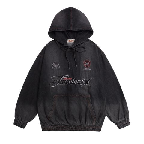  HOODIE JEAN 1253 BLACK 