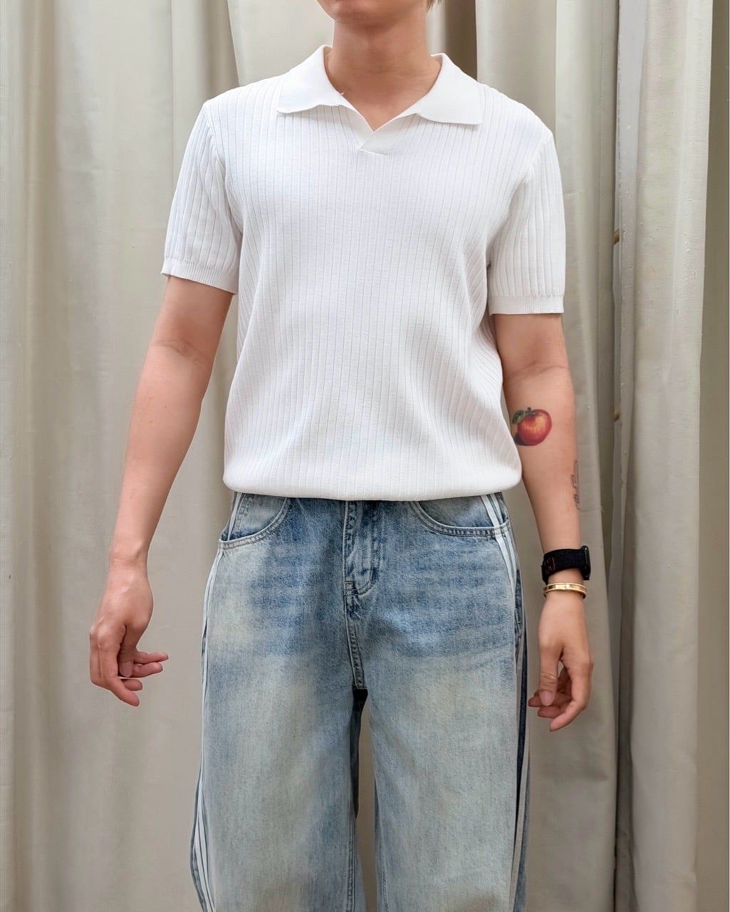  ÁO POLO 9101 TRẮNG 