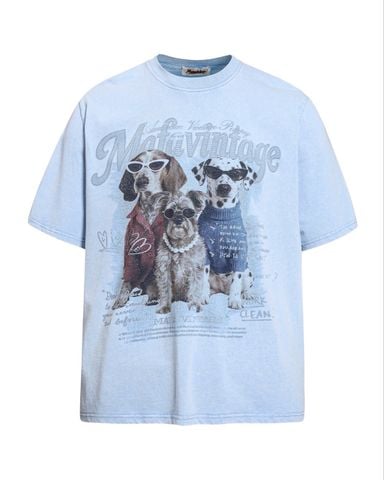  ÁO T-SHIRT 0295 XANH DƯƠNG 