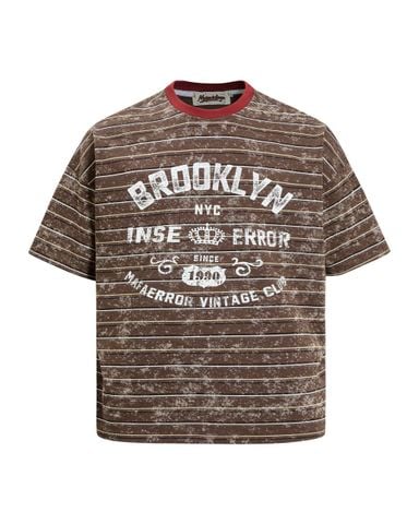  ÁO T-SHIRT 0272 COFFEE KẺ NGANG 