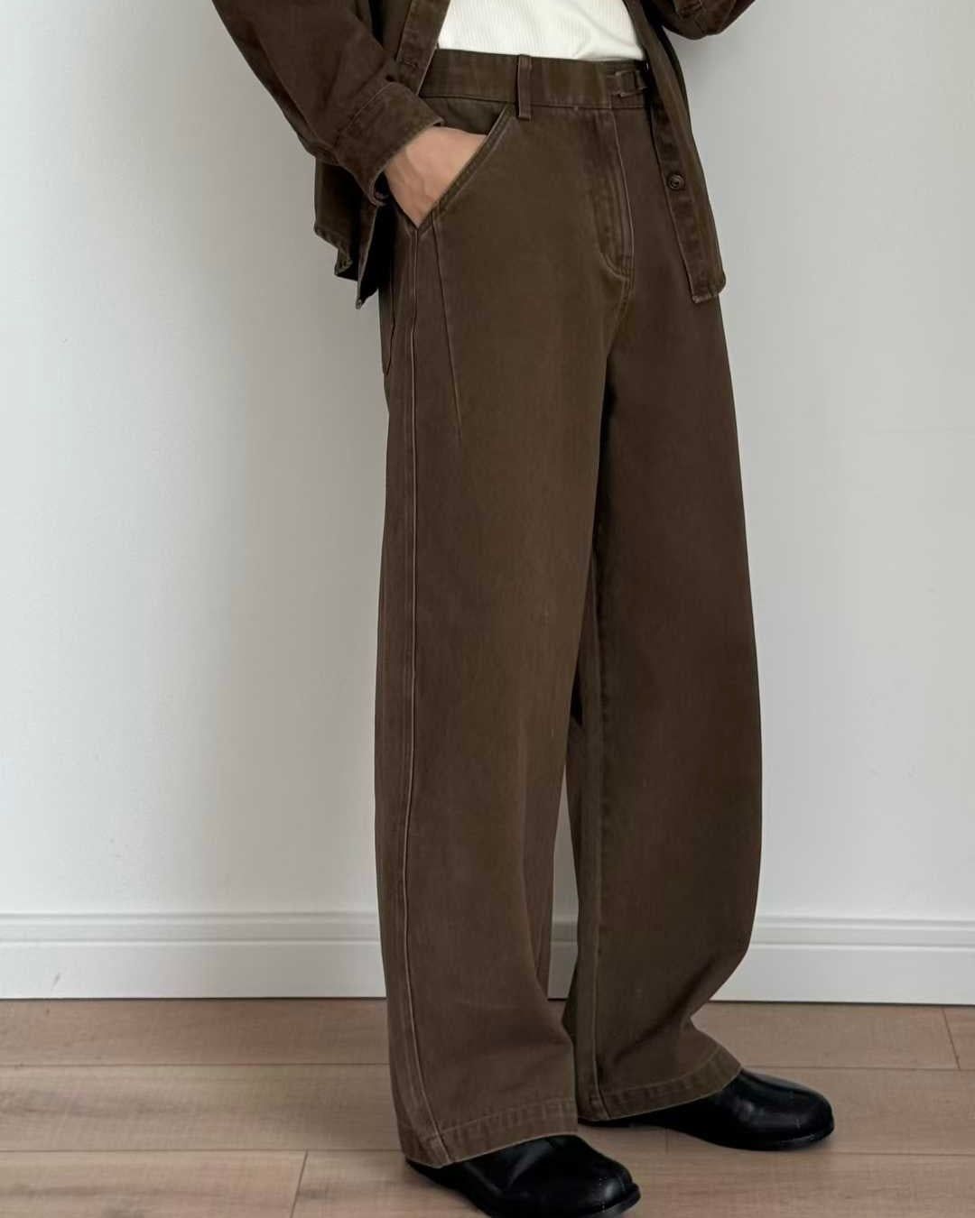  SHIRT 8315 BROWN COFFEE 