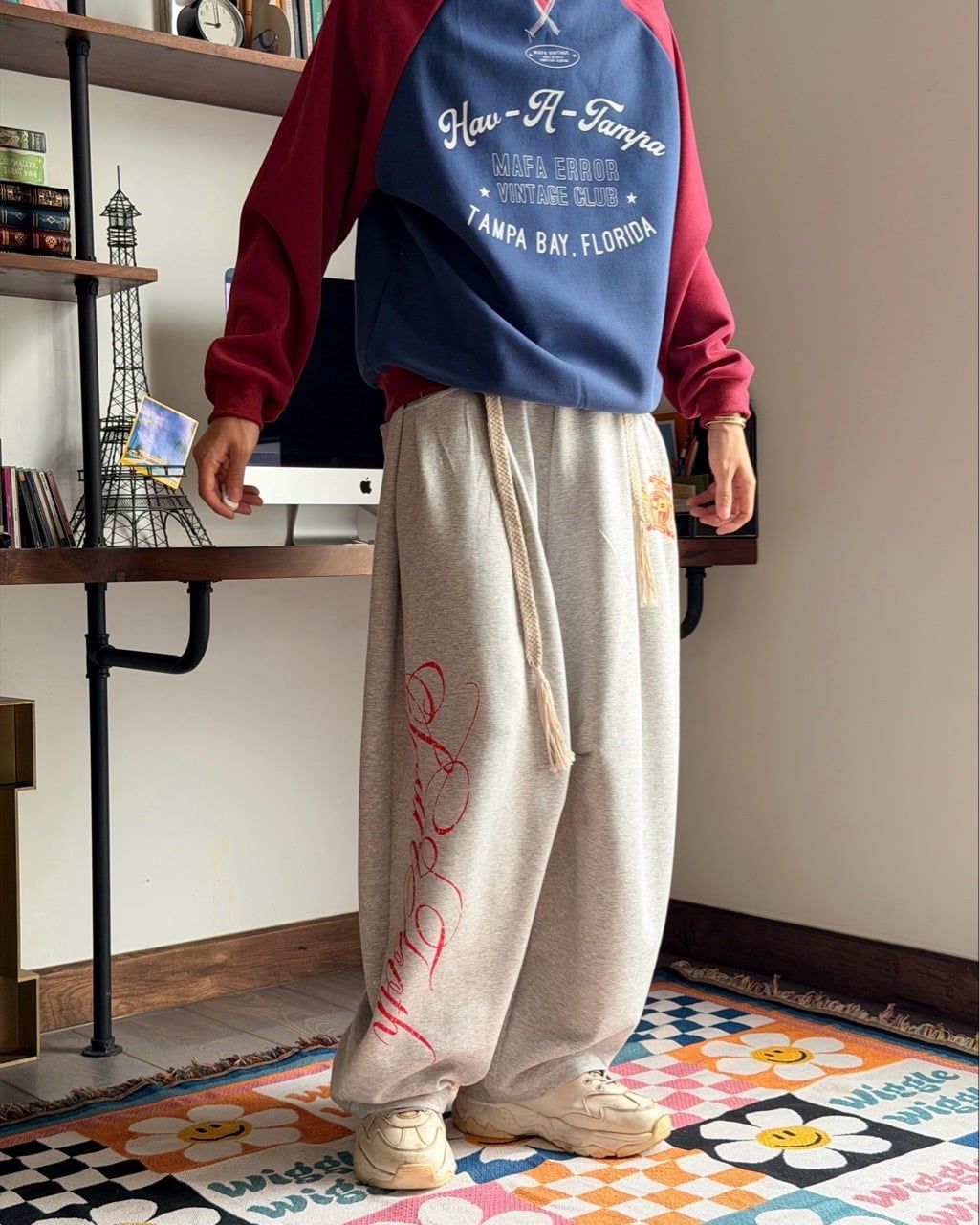  QUẦN SWEATPANT 309 XÁM 