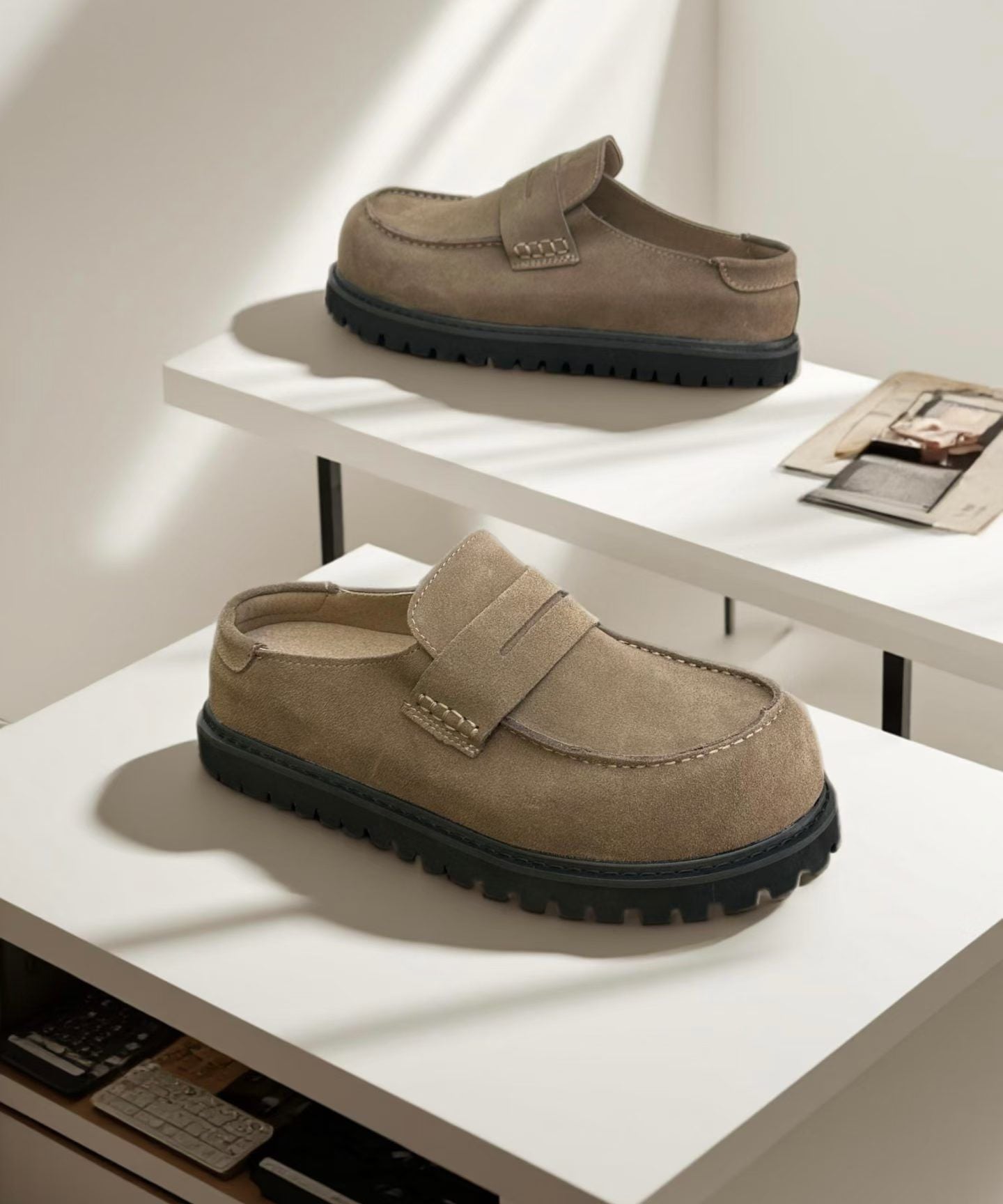  GIÀY 26803 MUSHROOM TAUPE 