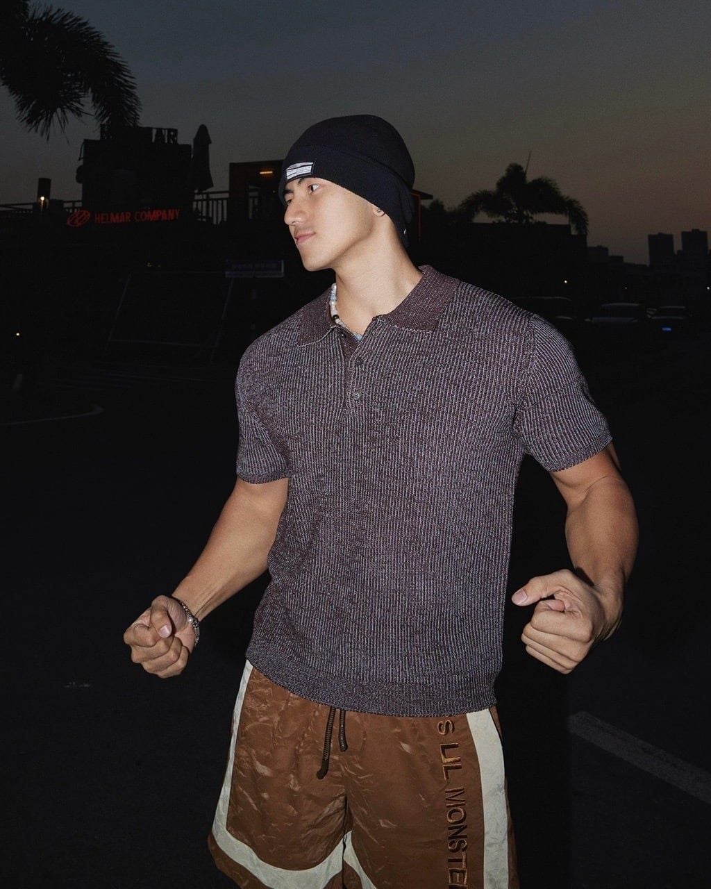  ÁO POLO 184 NÂU ĐỎ 