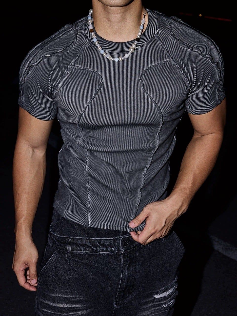  ÁO T-SHIRT 97 XÁM ĐẬM 