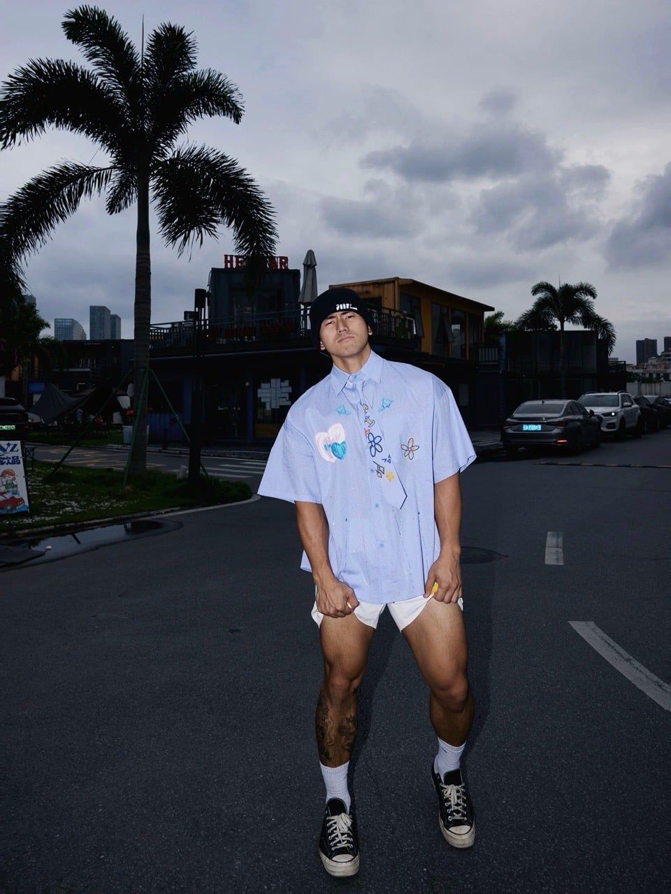  ÁO SƠ MI 8911 XANH DƯƠNG 