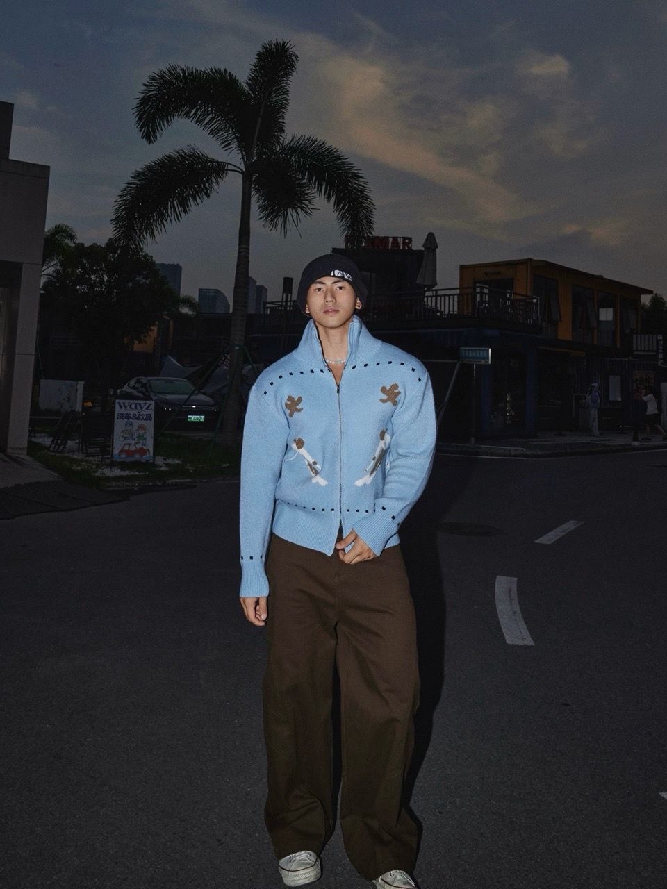  WOOLEN JACKET 3917 BLUE 