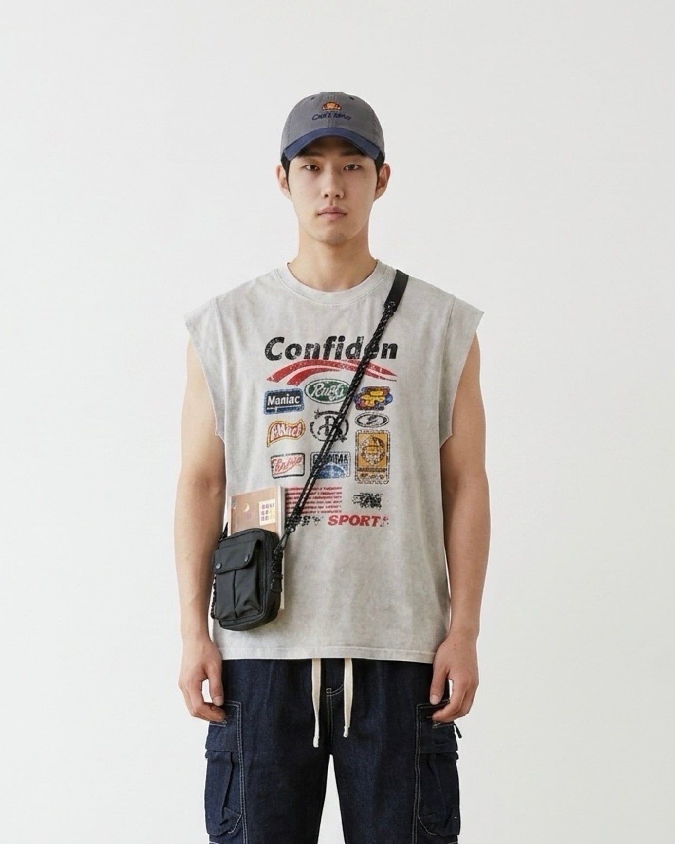  ÁO TANK TOP 2136 TRẮNG HOẠ TIẾT 