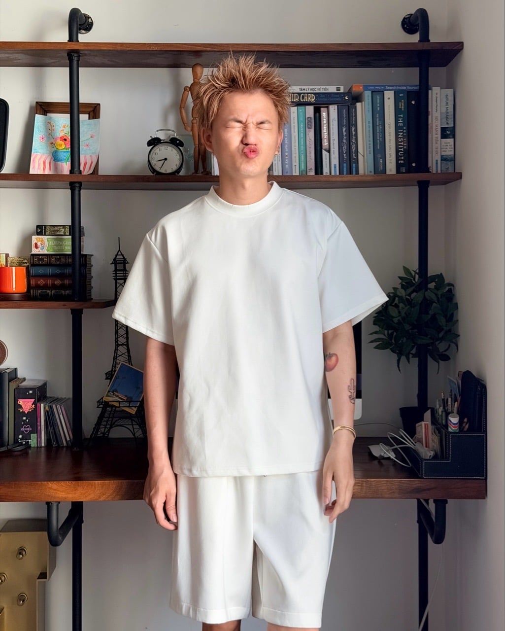  ÁO THUN 26006 TRẮNG 