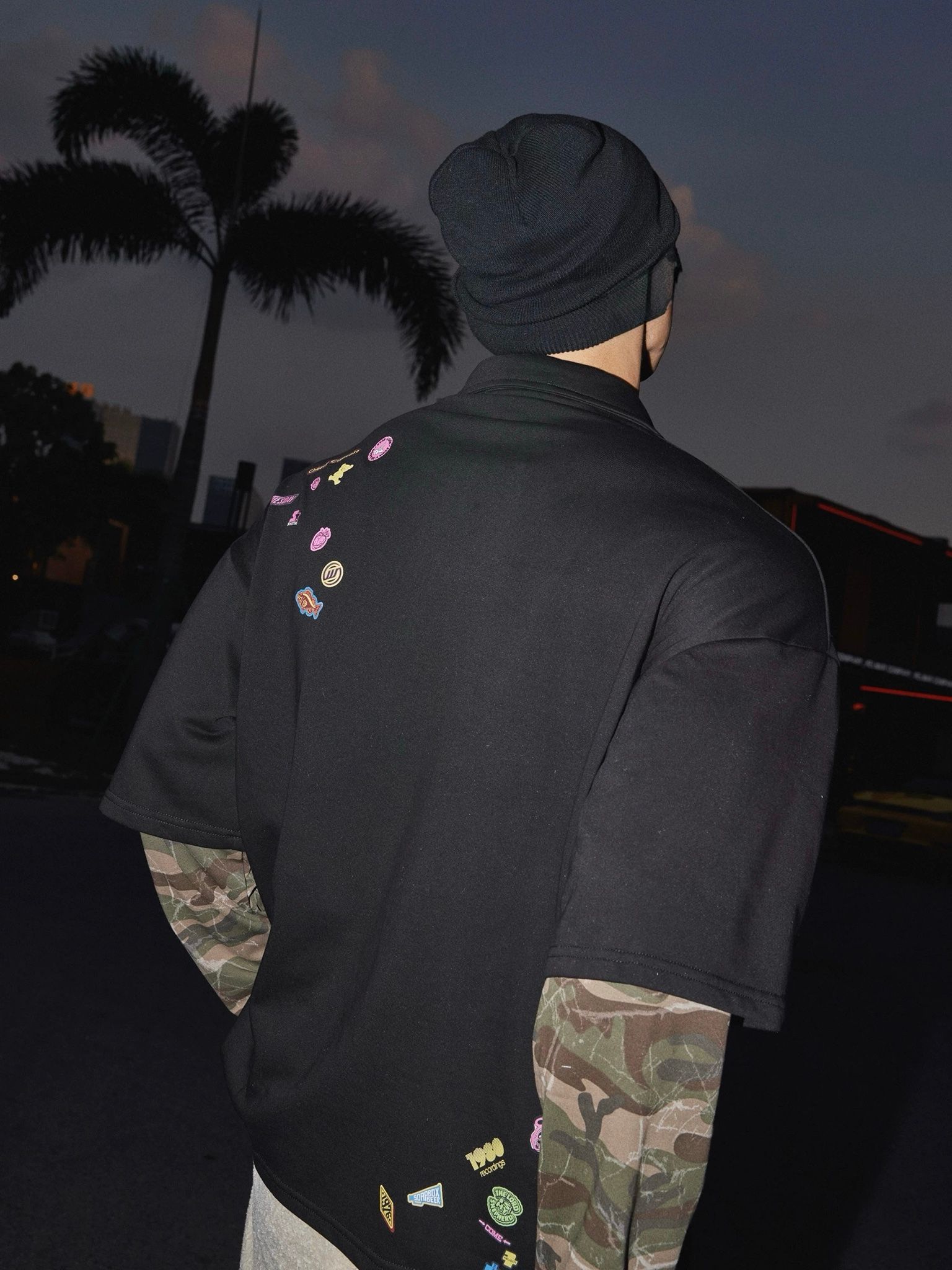  SWEATSHIRT 25125 BLACK 