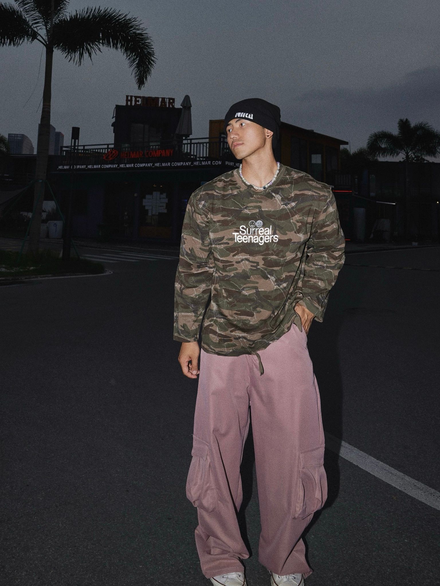  SWEATSHIRT 25112 CAMO BROWN 