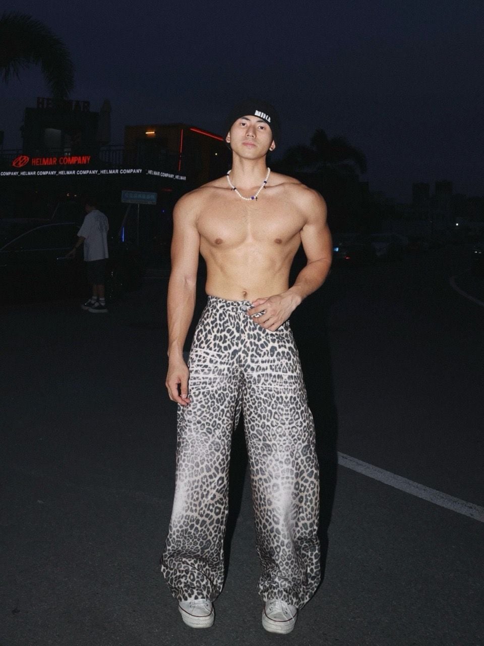  TROUSER 7871 LEOPARD PRINT 