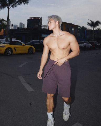  SHORT 27467-1 DARK PURPLE 